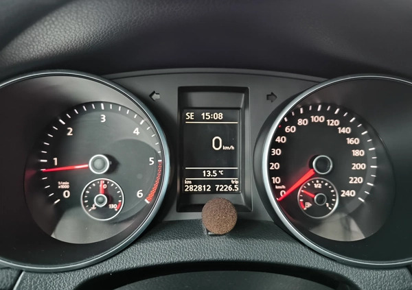 Volkswagen Golf cena 25500 przebieg: 283815, rok produkcji 2011 z Słupsk małe 46